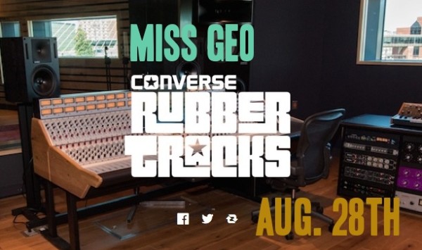 Miss Geo at Converse Rubbertracks
